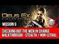 Deus Ex Mankind Divided Walkthrough Mission 9 - Checking Out the Men in Charge (Stealth Pacifist)