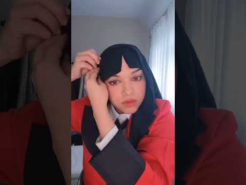 Trying Yumeko’s hairstyle with my hijab #yumeko #kakegurui #anime #hijabtutorial