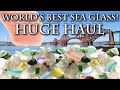 Worlds best sea glass massive haul  scottish beach treasure galore super rare and magical color
