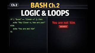 🧠 Variables, If/Else & Loops in Bash – Your Script Starts Making Decisions (Ch.2)