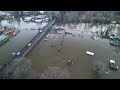 Stourport 2024 flooded again by drone