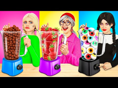 Me vs Grandma Cooking Challenge | Who Wins Secret Kitchen Battle with Wednesday by RATATA