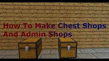 Minecraft 1.6.4 How To Make Chest Shops And Admin Shops Bukkit Plugin