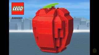 Lego 3300000 Complete Apple Instructions Step-By-Step Guide
