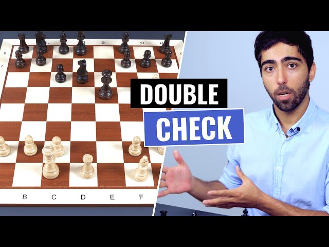 CHESS DOUBLE CHECK ♔ LESSONS ♕ TRAINING for beginners tutorial