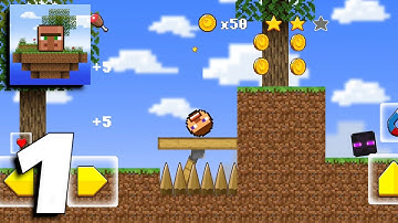 Craft Super Ball Jump - Gameplay Part 1 Levels 1-15 (Android, iOS) - All Levels