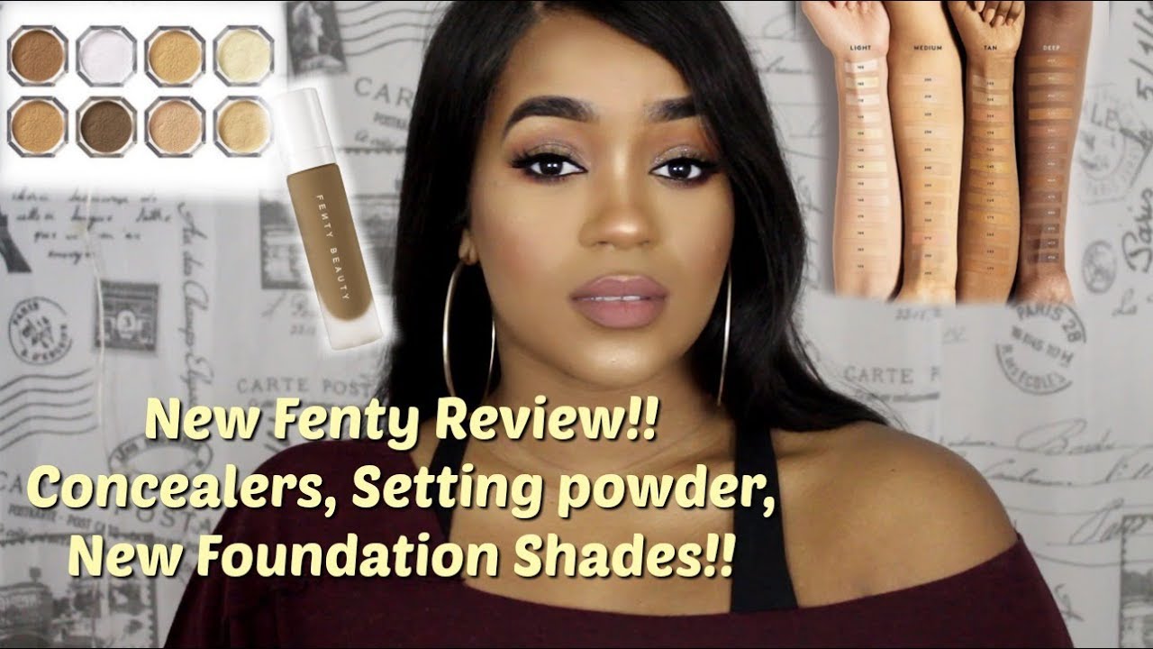 New Fenty Foundation Shade 385  Concealers + Setting Powders