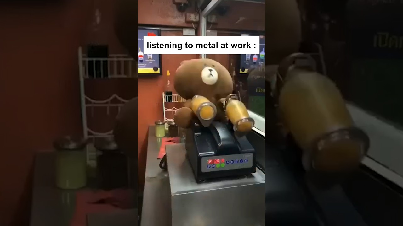 listening to metal at work