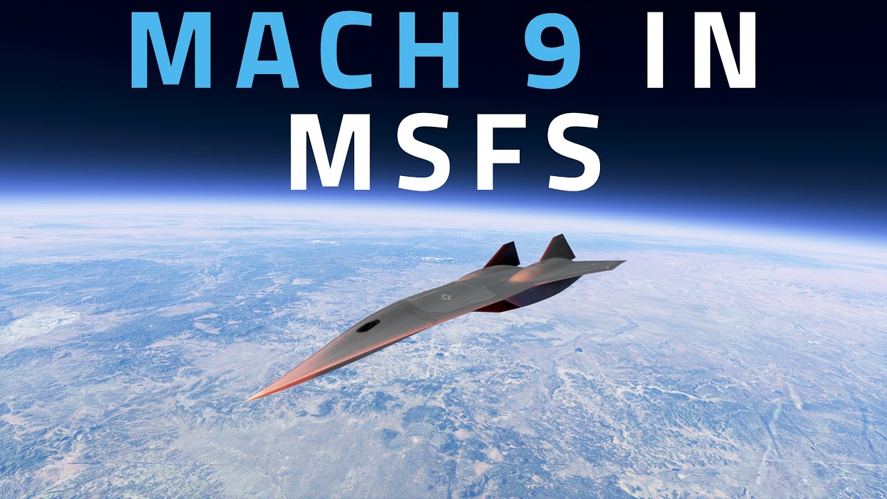 How to fly at Mach 9 in the new Darkstar for Microsoft Flight Simulator