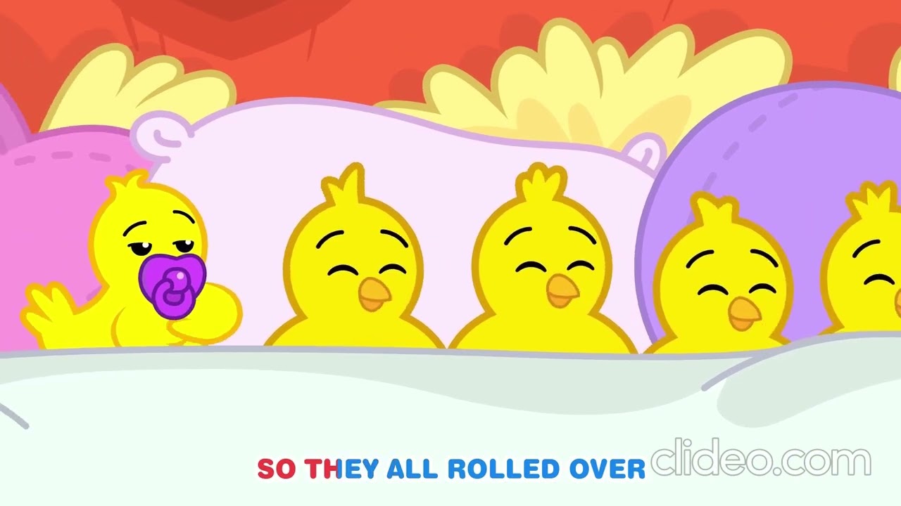 Plim Plim chicks ten in the bed reversed