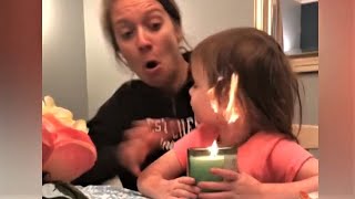 Babies Trying to Blow Birtday Candles Most Funny Video Fails
