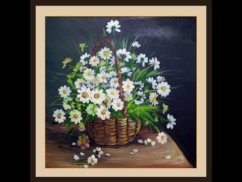 How To Paint Flowers With Acrylic - Vẽ Lọ Hoa Bằng Sơn Acrylic #3