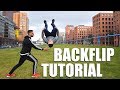 Backflip lernen ohne Matte - Backflip Tutorial ( deutsch )