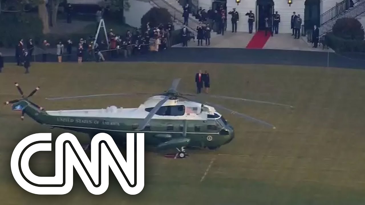 Horas antes da posse de Biden, Trump deixa a Casa Branca | NOVO DIA