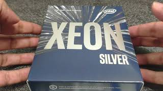 Unboxing Xeon Silver CPU