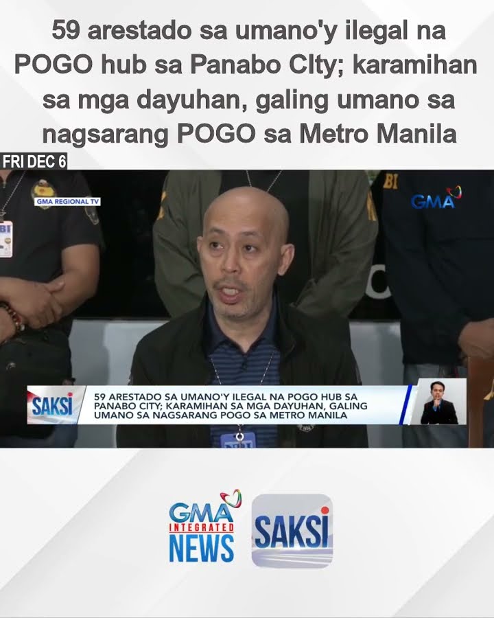 59 arestado sa umano'y ilegal na POGO hub sa Panabo CIty; karamihan sa mga dayuhan,... | Saksi