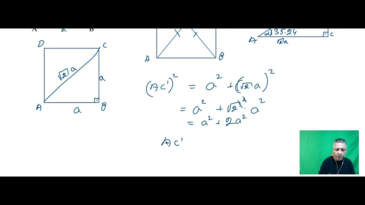 🎓פתרון בגרות 482 חורף 2019 שאלה 2-טרגונומטריה במרחב,קוביה.