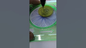 how many rotation did the pen make in total ? 🤔 #2024 #spirograph #shorts #shortvideo #asmr