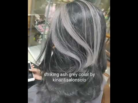 Ash grey dye 😍💕, Video published by Harts salon