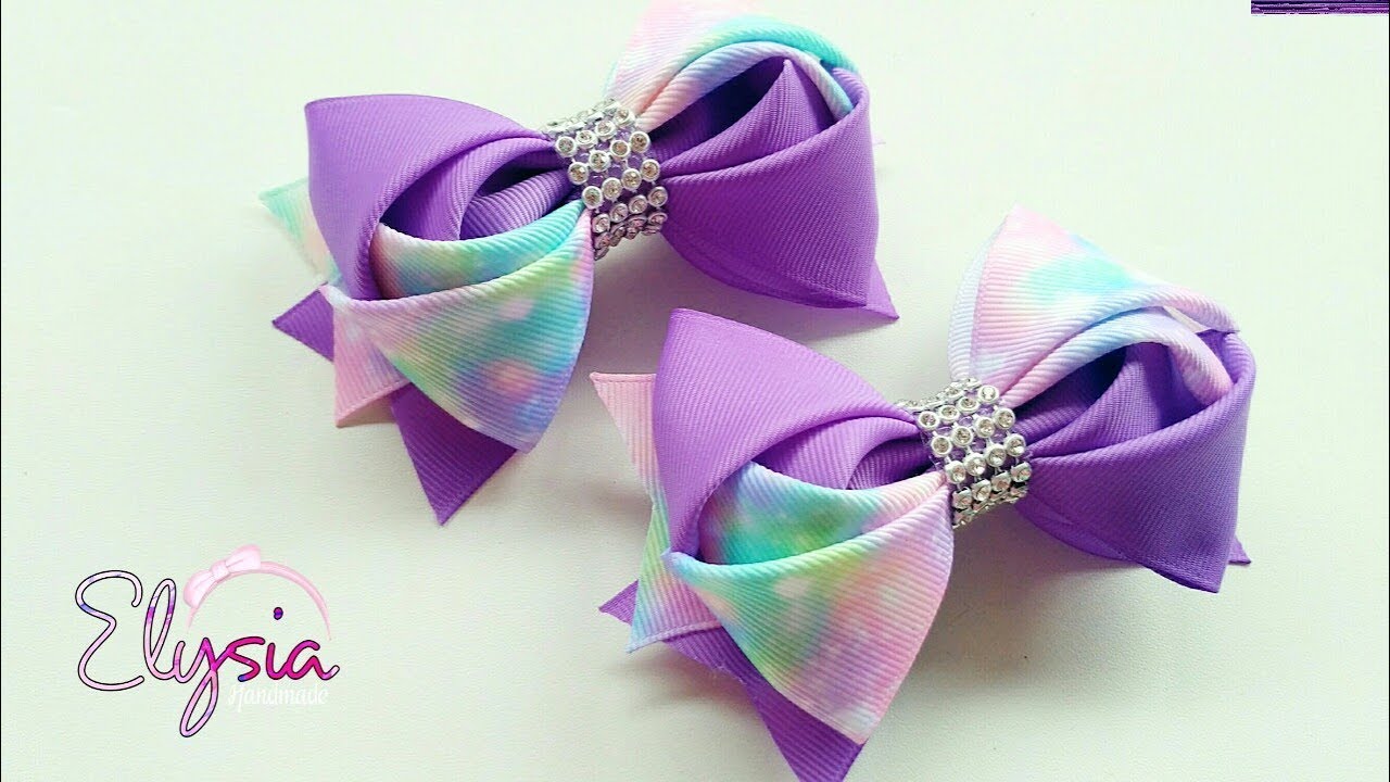 Cute Ribbon Bow - Hair Bow  DIY by Elysia Handmade 