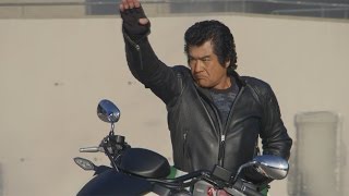 本郷猛がネオサイクロンにまたがる！「帰ってきたよ、おやっさん」映画「仮面ライダー1号」予告編　#Takeshi Hongo　#movie