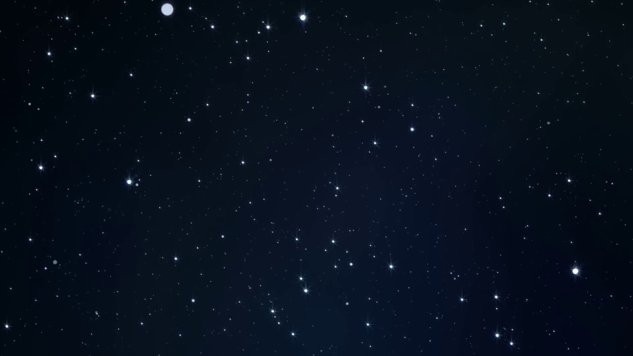 Video Background HD Style Proshow Moon Midnight Star Sky HD ...