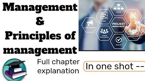 Management $Principle of management explanation in hindi ......