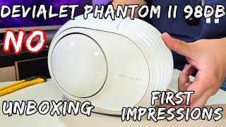 Devialet Phantom II 98dB Unboxing and First Impressions