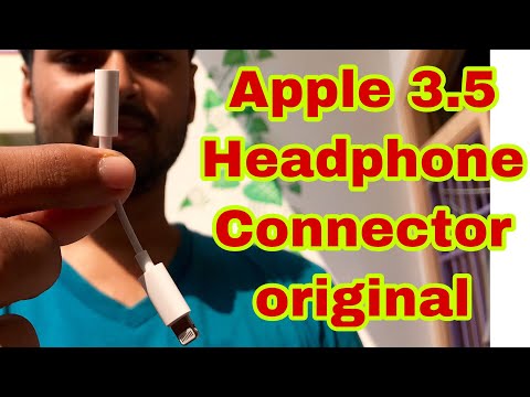 Apple Lightning to 3.5 mm Headphone Jack Adapter Lightning Cable Orginal | Pratik