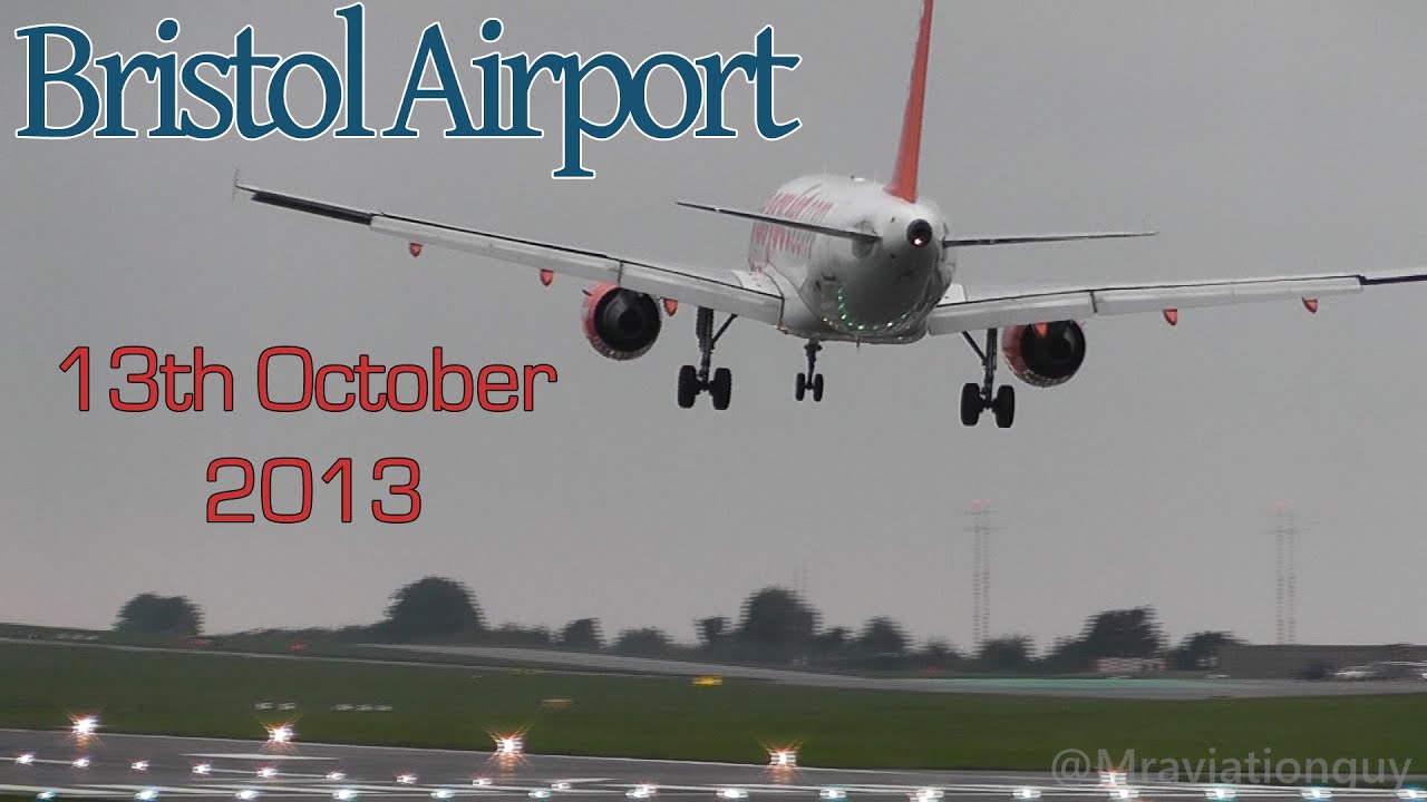 Morning Planespotting at Bristol Airport - Including Condensation Arrivals - 13.10.13