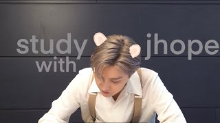 [BTS _j hope] study with 호비🐿 💜ASMR (fireplace sound)