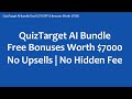 QuizTarget AI Bundle Deal $270 OFF &amp; Bonuses Worth $7000