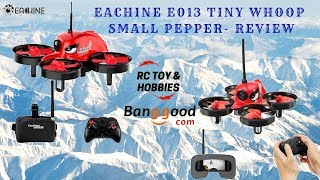 Eachine E013 Tiny Whoop with VR006 Goggles REVIEW & FLIGHT TEST, funniest drone !