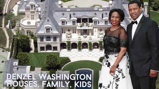 DENZEL WASHINGTON personal life, lifestyle, family, wife, kids, houses 2024