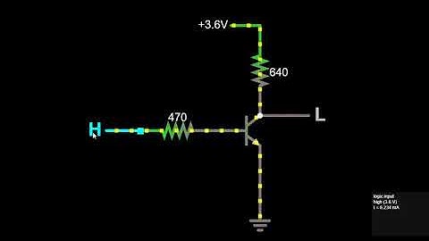 RTL transistor type inverter in hindi | transistor inverter | inverter gate circuit