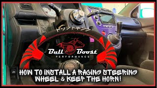 HOW I INSTALL A RACING STEERING WHEEL & KEEP THE HORN!