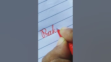 Prakash Name In Cursive Handwriting | #shorts #youtubeshorts #shortsvideo