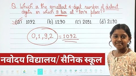 Which is the smallest 4-digit number of distinct digits in which 9 lies at ten