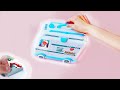 4 Minutes Satisfying with Unboxing Doctor Playset,Putting stickers on the ambulance.Toys Review|ASMR