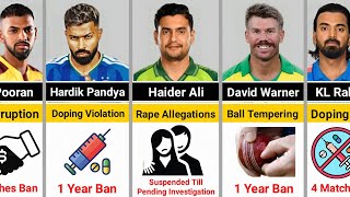Famous Cricketers Who Were Banned From International Cricket