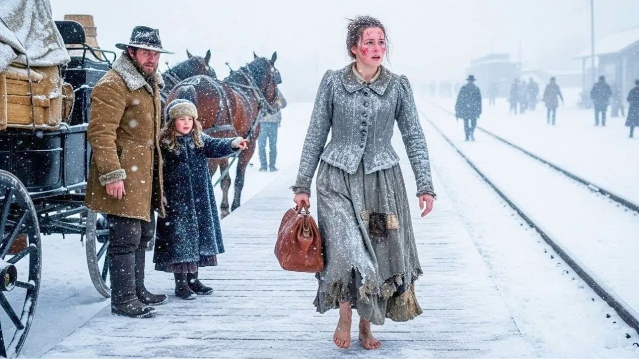 Arme Braut stieg falsch aus—Ranchers Tochter flüsterte „Papa… Gott sandte Mutter “