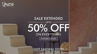 Sahiwal! Sale Extended | Up To 50% OFF On Everything