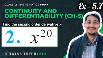 Class 12 Ex 5.7 Q2 Maths | Ex 5.7 class 12 maths q2 | Question 2 exercise 5.7 Class 12