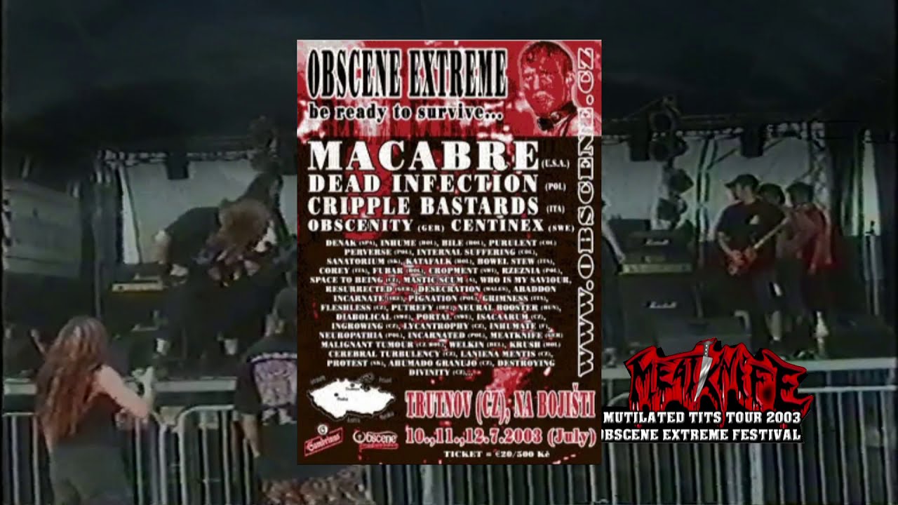 Meatknife (German Goregrind) - Full Concert Show @ Obscene Extreme Festival 2003