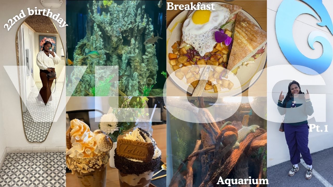 BIRTHDAY VLOG PT1: DAY IN DESTIN, FL + BREAKFAST + AQUARIUM + FRAGRANCES