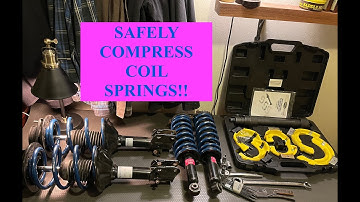 How to Safely Compress Vehicle Coil Springs With Macpherson Compressor | Subaru RalliTEK Springs