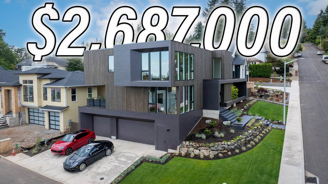 Inside a $2.7M Modern with Breathtaking Views and Architecture in Happy Valley Oregon
