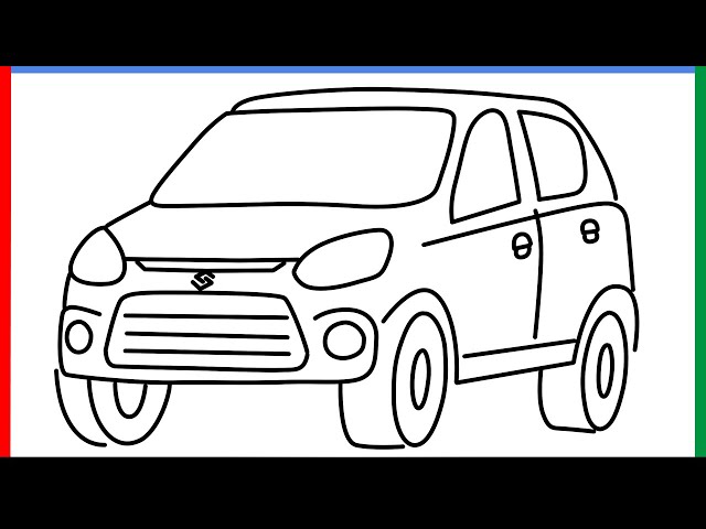 Daihatsu Cuore in 3 door execution (1999) - 2D drawing (blueprints) - 25738  - Model COPY - English