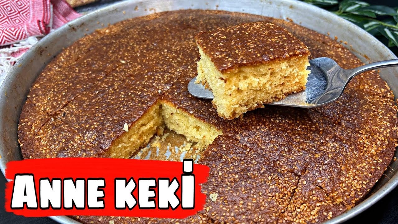5 Dakikada Hazır! En Nefis Susamlı Anne Keki Tarifi 5 Dakikada Hazır! En Nefis Susamlı Anne Keki Tarifi