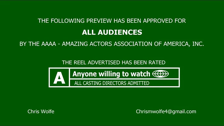 Chris Wolfe - Reel